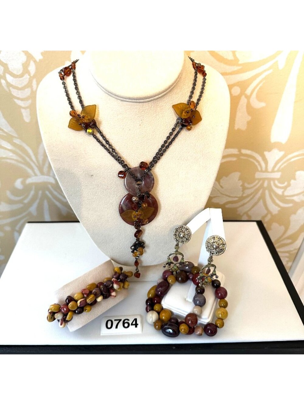Jewelry Lot Vintage Modern Necklace Bracelets Earring Gemstones